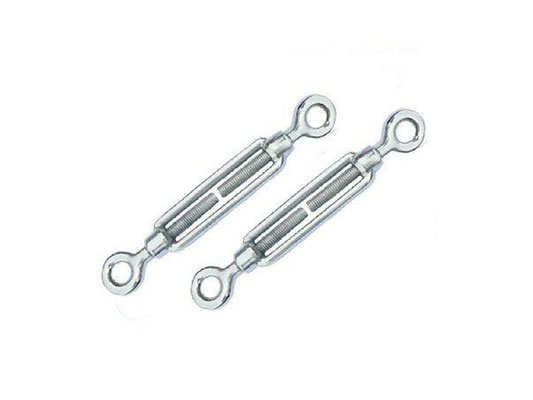 thumbnail image 2 of 6mm Galvanised Hook And Eye Forged Straining Screw Turnbuckle Tensioner 2 of 5